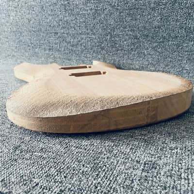 Mahogany Double Cut Guitar Body with Dual Humbucker Routing image 8