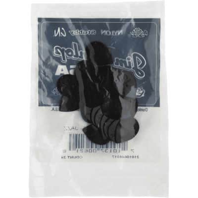 DUNLOP H10J Speedpick - SpeedJazz, sachet de 24, black, angle inversé, gaucher, heavy image 1