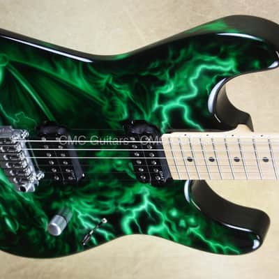 Dean USA Custom Shop 74 Green Demon NAMM Guitar image 4