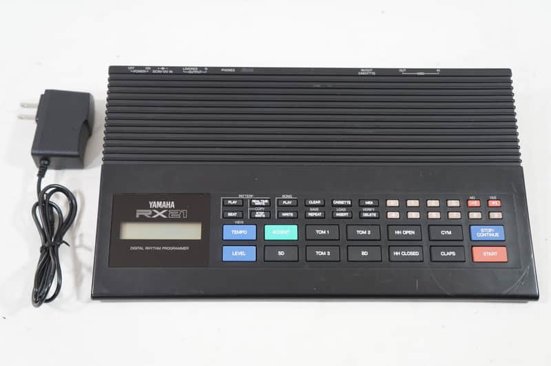 YAMAHA RX21 Digital Rhythm Programmer Drum Machine RX-21 w/ 100-240V PSU image 1