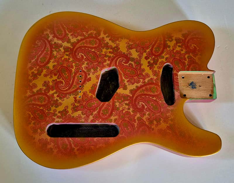 Paisley Tele Body, Aged, Nitro , Alder image 1