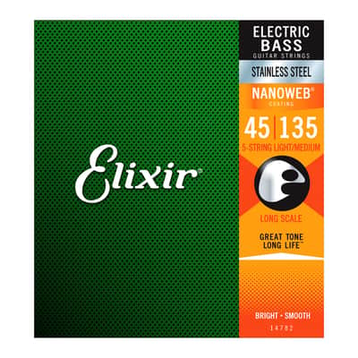 14782 Nanoweb 45/135 Bass Medium Elixir image 2