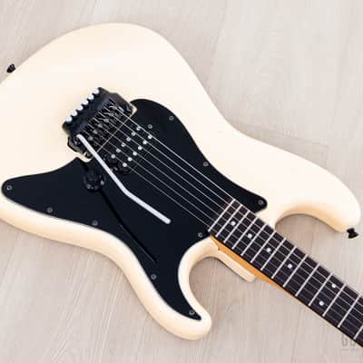 1985 Fender Boxer Series Stratocaster SF-451 Snow White w/ Locking Tremolo, Japan MIJ Fujigen image 9