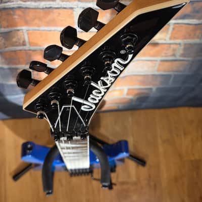 Jackson JS Series JS32Q DKA Dinky Archtop Amaranth Fretboard Transparent Blue image 3