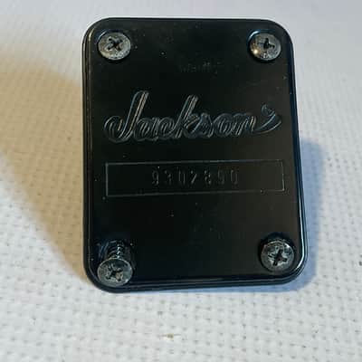 1990's Made in Japan Jackson Concept JSX-94 Guitar Black Neckplate Neck Plate