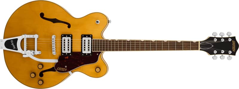 Gretsch G2622T Streamliner Center Block Double-Cut with Bigsby Laurel FB Broad’Tron BT-3S Pickups Village Amber