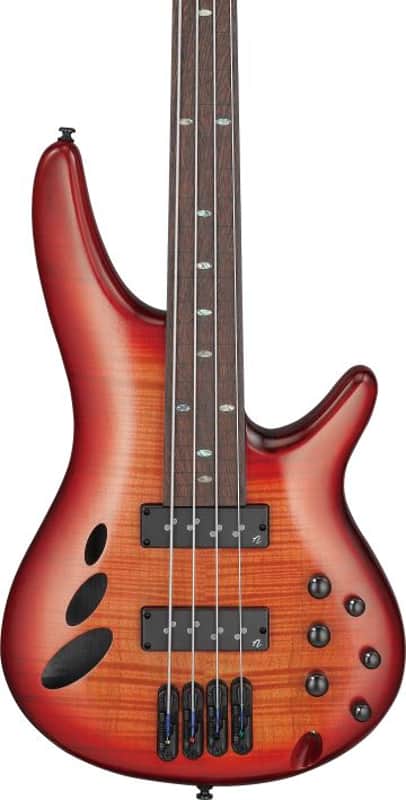 Ibanez SRD900FBTL Bass Workshop Fretless Bass Guitar - Brown Topaz Burst image 1