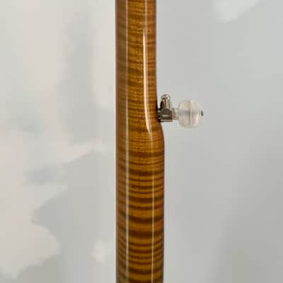 2005 Crafters of Tennessee Maple Classic 5-String Resonator Banjo, Curly Maple Flathead image 11