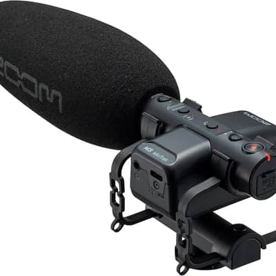 Zoom M3 MicTrak Stereo On-Camera Shotgun Microphone with 32-Bit Float, 90 degree, 120 degree, and MONO Mode, Shockmount, USB Microphone Compatible, and Battery Powered image 1