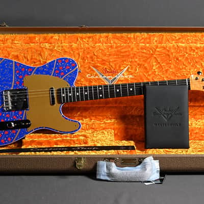 Fender Custom Shop Tele Custom "Blue with Red & Gold" Thorn / Gallenberger Project 2022 image 2