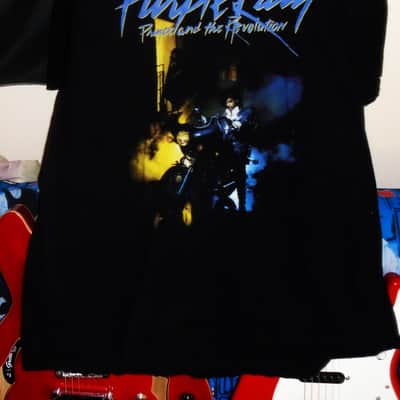 prince purple rain vintage 1990s M/L tee - fender telecaster parade controversy emancipation r&b rock image 2