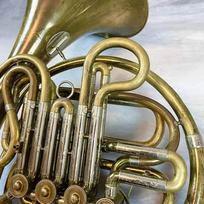 F.E. Olds F/Bb Double French Horn 4 Valve With Case image 6