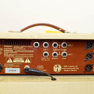 SWR California Blonde II 200-Watt 2-Channel Acoustic Instrument Amp image 9