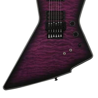 Schecter E-1 FR S Special Edition Electric Guitar - Trans Purple Burst image 2