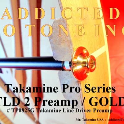 Takamine TLD 2 Line Driver Preamp / GOLD image 2