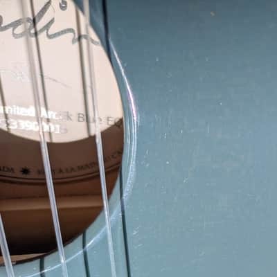 Godin G-Tour Nylon String Electric Performance Guitar Limited Arctik Blue image 8