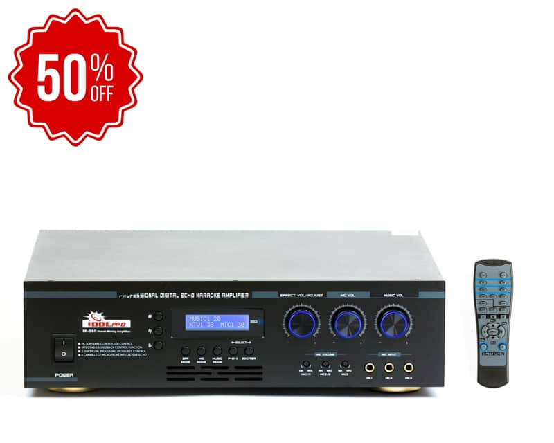 Opened Box IDOLpro IP-560 1400W Professional Digital Echo Karaoke Power Amplifier image 1