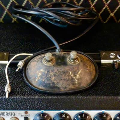 Vintage 1972 Fender Super Six (Twin) Reverb Amp Head With Original Footswitch and Mojotone Head image 12