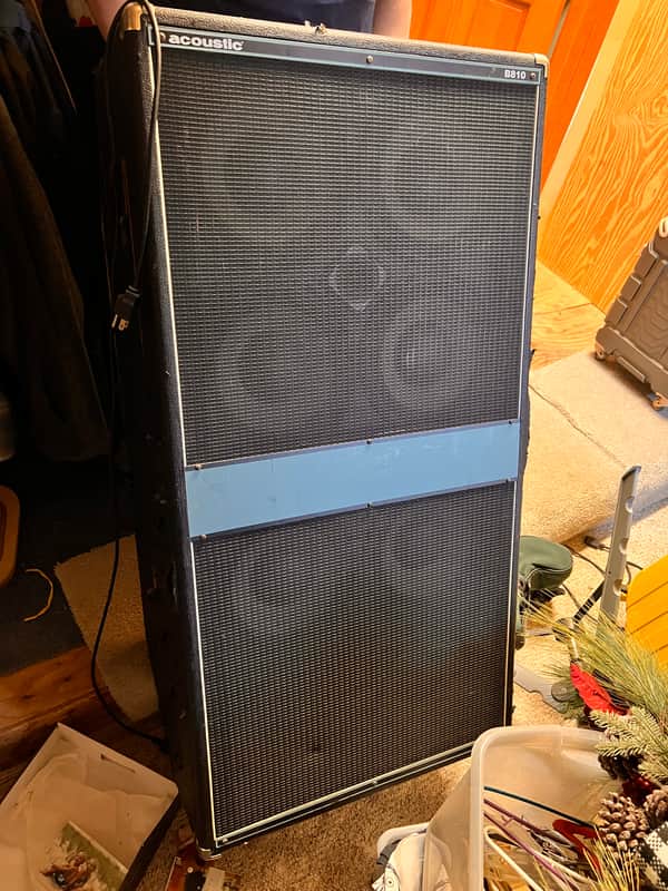 Acoustic B810 Bass 8x10 Cabinet 2010s - Black Tolex image 1