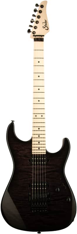 Suhr Standard Thin Burst Limited Edition Trans Black image 1