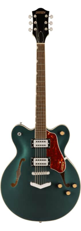 Mint Gretsch G2622 Streamliner with V-Stoptail, Broad’Tron BT-3S Pickups, Cadi Green image 1