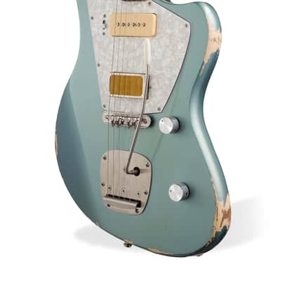 Rufini Guitars Montefalco - Ice Blue Metallic w/ Mastery Hardware. NEW (Authorized Dealer) image 4