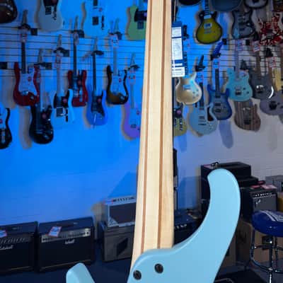 Ibanez Bass Workshop EHB605 5-string Electric Bass Guitar - Purist Blue Matte, Free Plek! 748 image 6