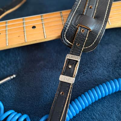 Vintage 1974 Greco SE-500B Stratocaster Black - Untouched Matsumoku MIJ - 100% Original w/ 1973 Maxon Pickups, Original Hardcase, 70s Fender Strap & Coiled Cable image 16