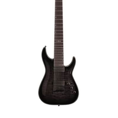 Schecter Hellraiser Hybrid C8 Electric Guitar Trans Black Burst image 2