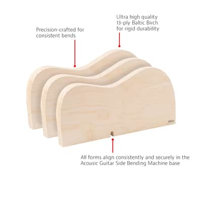 StewMac Acoustic Guitar Side Bending System, With OM Body Forms (103457) image 6