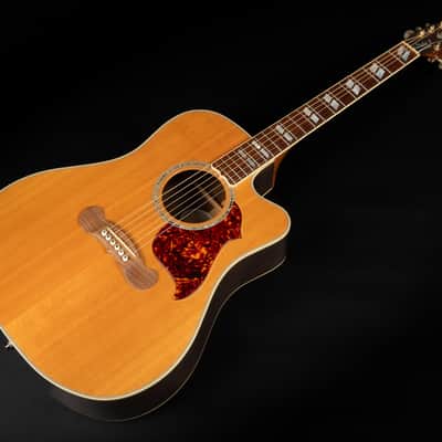 2017 Gibson Songwriter Deluxe Studio EC Rosewood - Antique Natural | USA All Solid Dreadnought Acoustic Guitar Pickup Cutaway | CoA OHSC image 5