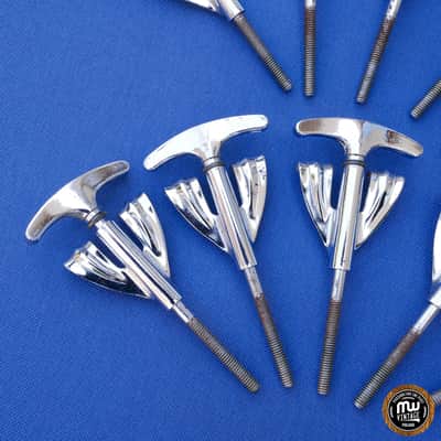 Ludwig Super Classic Vistalite Clawhooks Claws T-rods Pack Of 10 VG Vintage NO.1 image 6