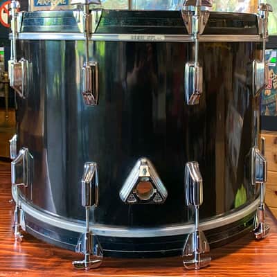 Rogers 14 x22” Jet Black Bass Drum - Vintage 70's Era - Good Condition image 2