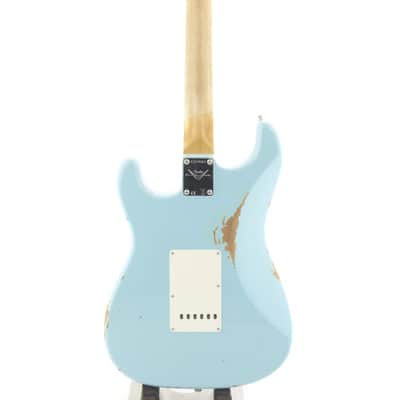 Fender Custom Shop 62 Stratocaster Relic 2024 - Faded Aged Daphne Blue image 11