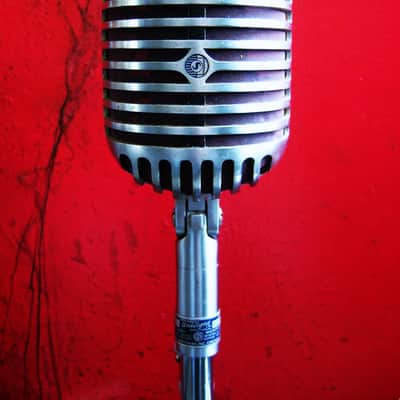 Vintage 1940's Shure 55S Unidyne dynamic cardioid Microphone multi Z w cable & case 55S 55SW 556S 556 image 12