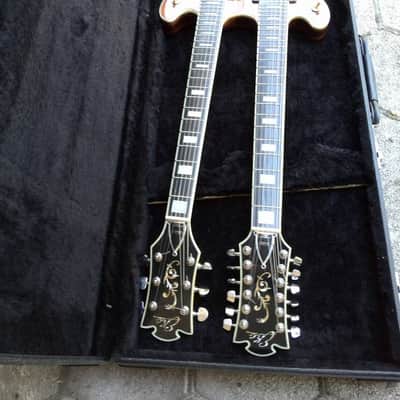 EKO M24 double neck guitar from 80s very rare! top condition, payment with crypto possible image 4