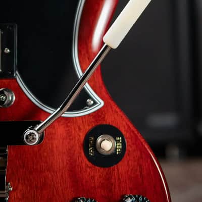 Epiphone 1964 SG Standard with Maestro Vibrola Reissue Electric Guitar - Cherry Red with Hardshell Case image 10