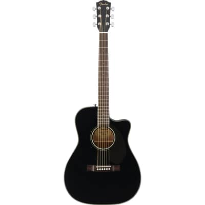 Fender CC-60SCE Concert - Walnut Fingerboard, Black image 1