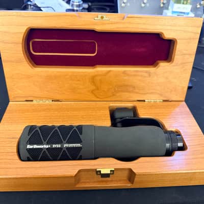 Earthworks SV33 Large Diaphragm Cardioid Condenser Microphone 2010s - Black image 1