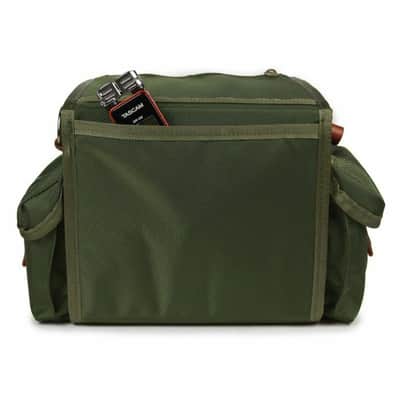 Tucker & Bloom DJ Sidekick 45 7" Vinyl Record DJ Bag 100 (olive ballistic) image 7