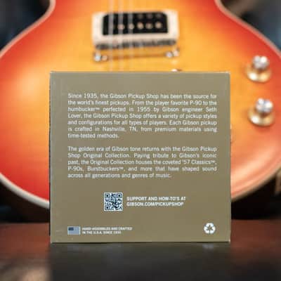 Gibson '57 Classic Pickup - Double Black, 2-conductor, Potted, Alnico II image 9