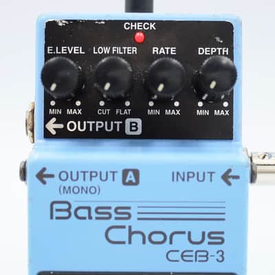 Boss CEB-3 Bass Chorus Pink Label Guitar Effect Pedal BK70450 image 3