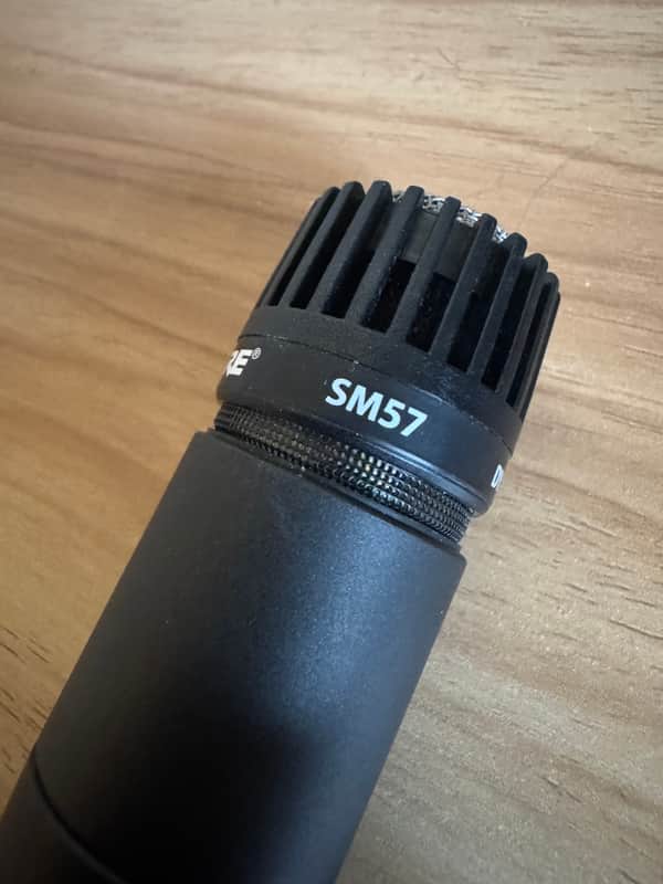 Shure SM57 Cardioid Dynamic Microphone 1984 - Present - Black