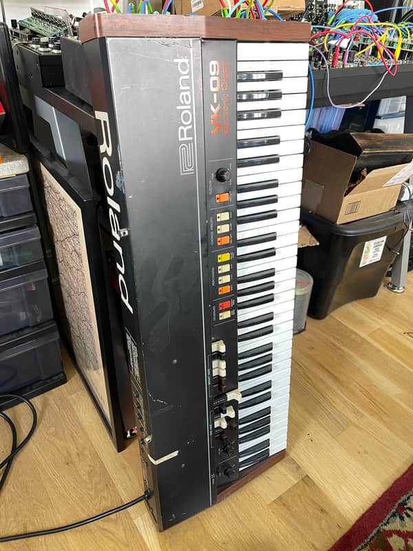 Roland VK-09 61-Key Electronic Organ 1980s - Black image 1