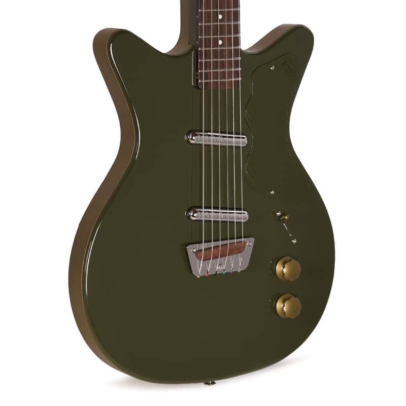 Danelectro Dan O. Cool Baritone Electric Guitar Green