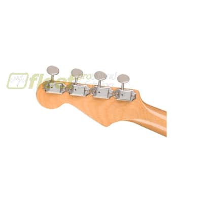 Fender Fullerton Stratocaster Uke - Black (0971653106) image 4