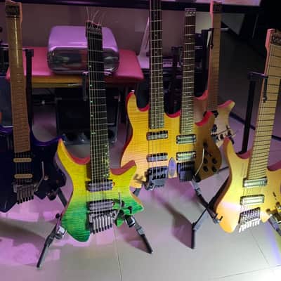Impossible@guitar 7 strings With Sophia CSL 2:92 Seven 2026 - Avatar Green + GHOSTFIRE BULLET 3.0 HIGH-END SUPER THICK PADDED GIGBAG Safe Shipping image 2