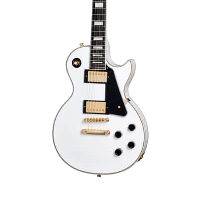 Epiphone "Inspired by Gibson Custom Shop" Les Paul Custom - Alpine White image 1