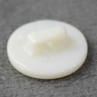 Bandoneon Button Accordion Part - White Pearl Bass Flat Button 12.5mm x 3.7mm image 2