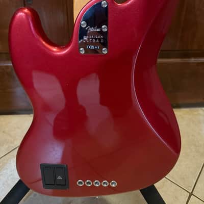 Fender American Ultra II Jazz Bass V Sinister Red image 8